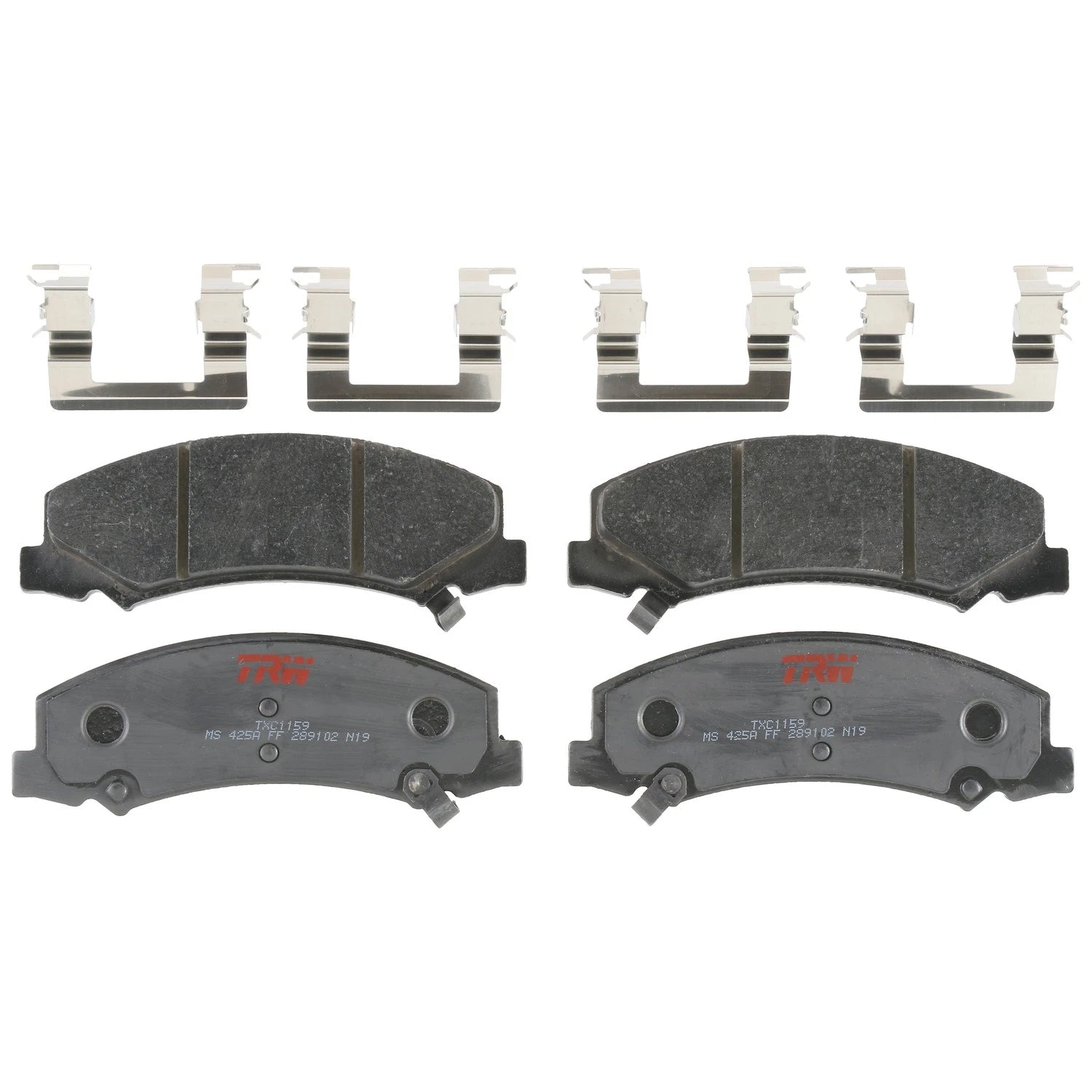 Set of 4 Disc Brake Pads for Chevrolet Impala (2006–2013)