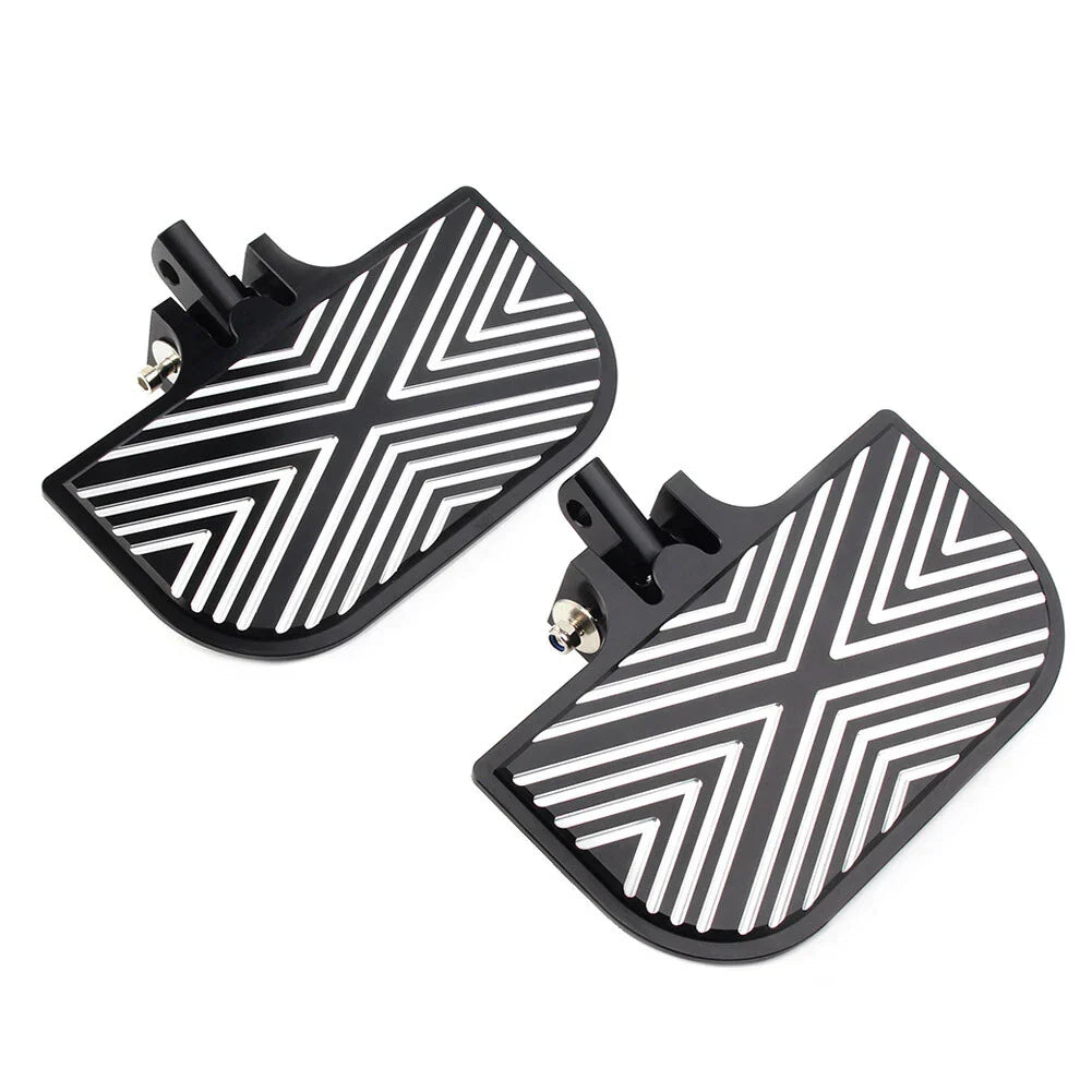 Aluminum Mount Passenger Floorboards for Harley Sportster XL Dyna
