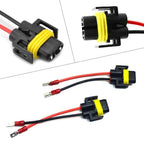 2X H11 to H11B Headlight Pigtail Harness for LED Halogen Bulbs