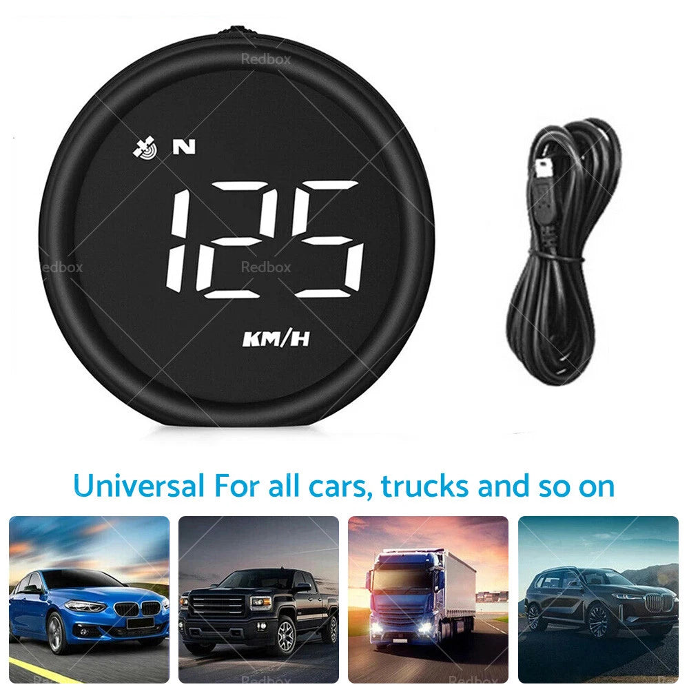 GPS Speedometer Head Up Display HUD for Universal Vehicles (2002–2024)