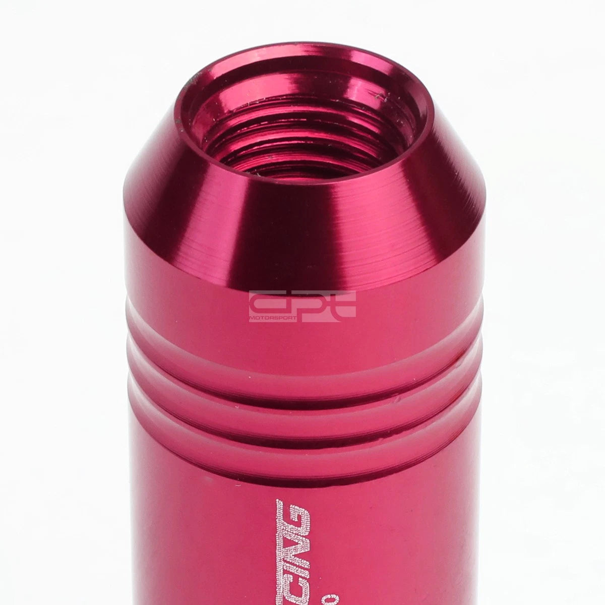 20 PCS Open End M12x1.5 60mm Tall Pink Aluminum Lug Nuts for JDM Vehicles