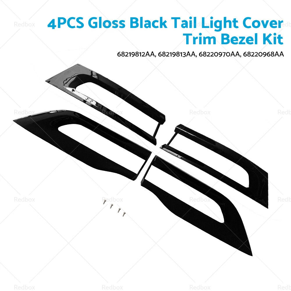Tail Light Cover Trim Bezel Kit for Jeep Grand Cherokee (2011–2023)