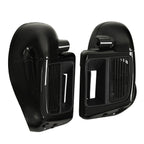 Lower Vented Fairings for Harley Road King Street Glide (2014–2024) Black Quartz