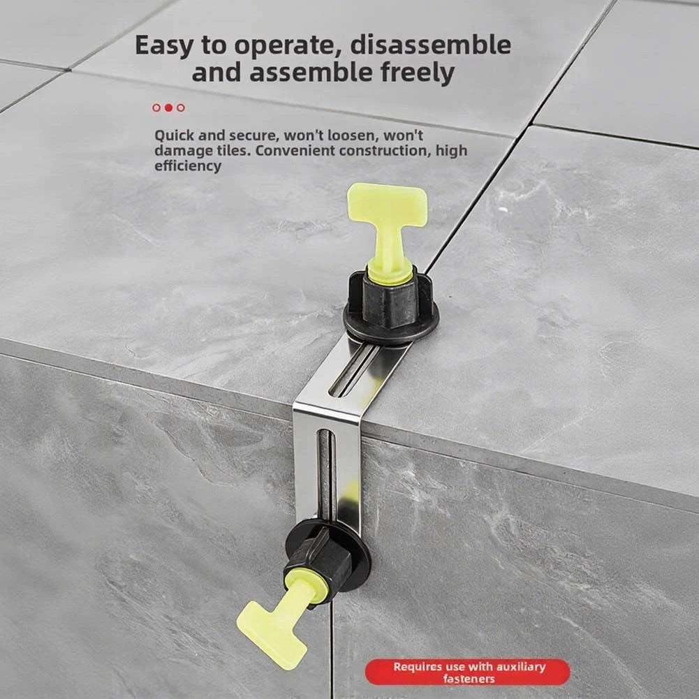Tile Leveling Corner Stainless Steel 78mm x 23mm for Professional Use