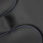 Console Lid Armrest Cover for Nissan Rogue (2017–2020) Blue Stitch
