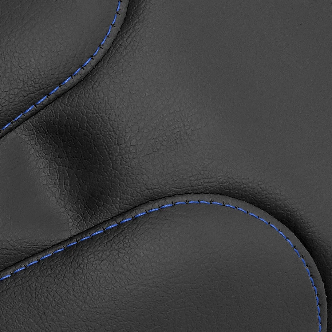 Console Lid Armrest Cover for Nissan Rogue (2017–2020) Blue Stitch