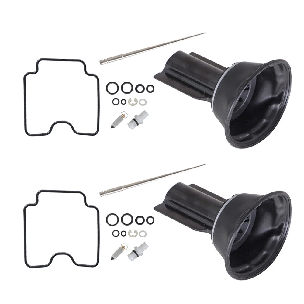 2 Sets Carburetor Repair Kit Diaphragm for Yamaha XVS1100 V-Star (1999–2007)