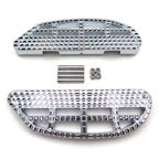 Chrome Dominator Passenger Floorboard Knob for Harley Softail (2000–2019)