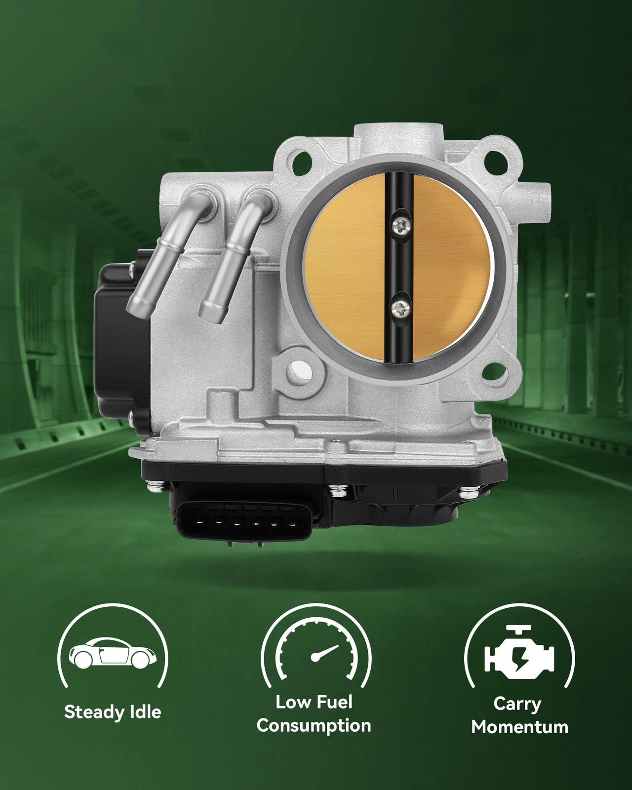Throttle Body 16400R44A02 for Honda Accord Civic CR-V Acura TSX ILX (2.4L)
