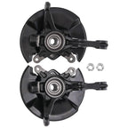 Pair Front Steering Knuckle & Wheel Hub Bearing for Honda LX (2008) 698-451