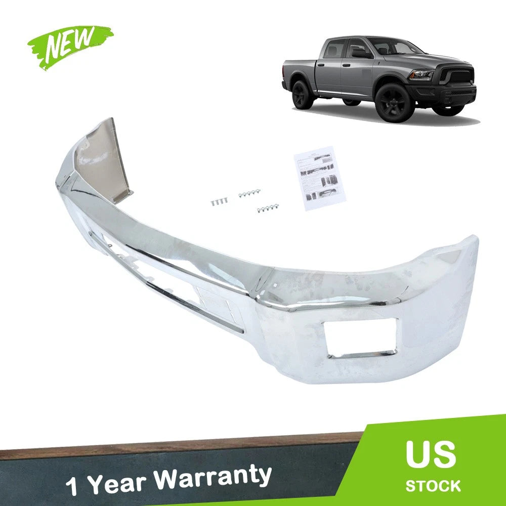 Steel Front Bumper for Chevy Silverado 2500 3500 (2015–2019) W/o Sensor Holes