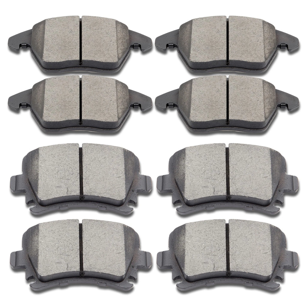 Ceramic Brake Pads for Volkswagen Eos, Jetta, Passat, Audi A3 (2006–2016)
