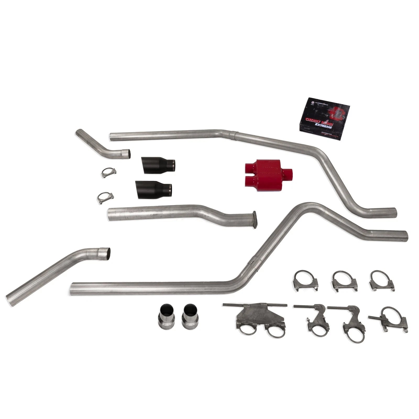 3" Dual Exhaust Kit for Dodge Ram 1500 (2019–2025) Cherry Bomb Extreme DBW T C