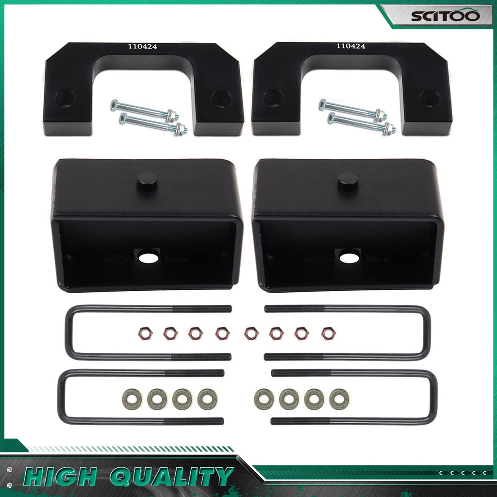 4X 1" Front 2" Rear Leveling Lift Kit for Chevrolet Silverado GMC Sierra (2007–2019)