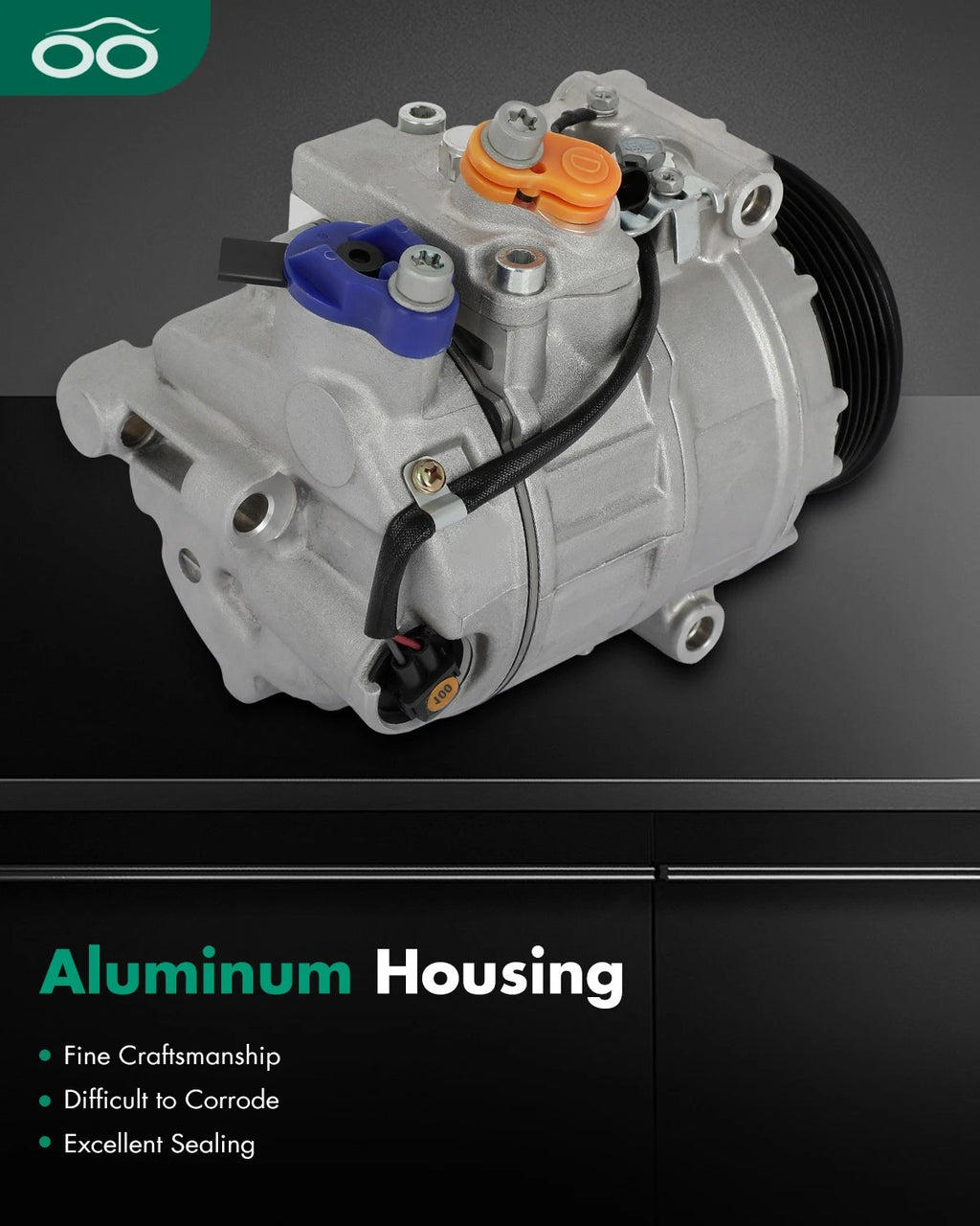 A/C Compressor for Mercedes-Benz SL500 SL55 (2003–2007) CO 11256C