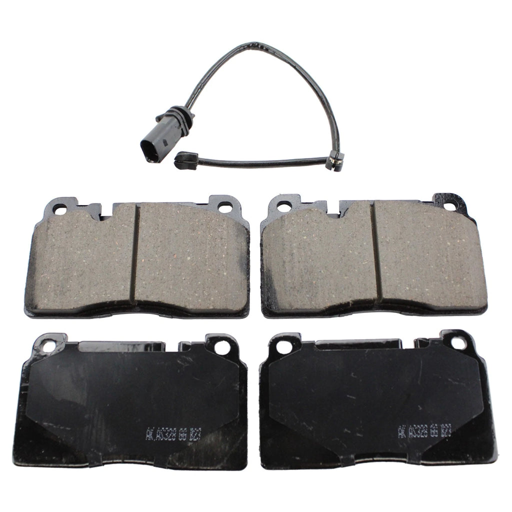 Front Rotors & Akebono EURO Ceramic Brake Pads Kit for Audi Q5 (2013)