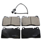 Front Rotors & Akebono EURO Ceramic Brake Pads Kit for Audi Q5 (2013)