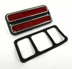 Front Side Marker Light Set Red Amber for Chevy GMC Pickup (1968–1972)