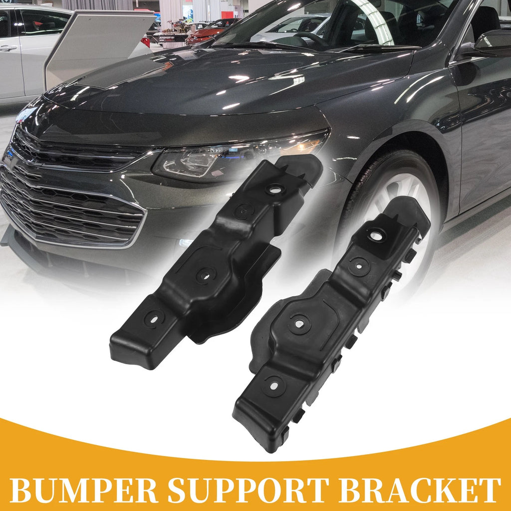 Set of 2 LH RH Front Bumper Support Brackets for Chevrolet Malibu (2013–2015)
