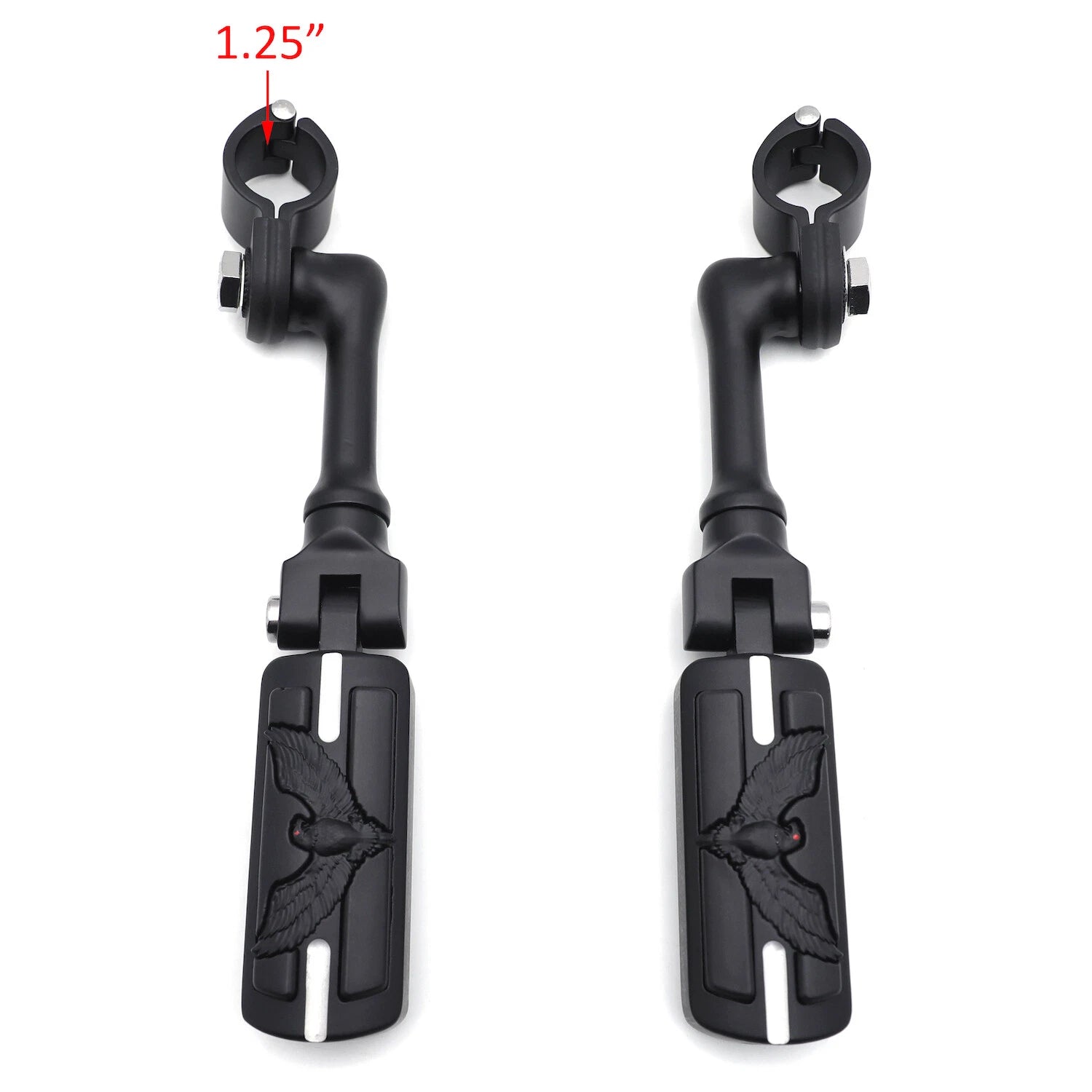 4.5" FootPeg Kit for Yamaha Roadstar (2003–2009) - Black
