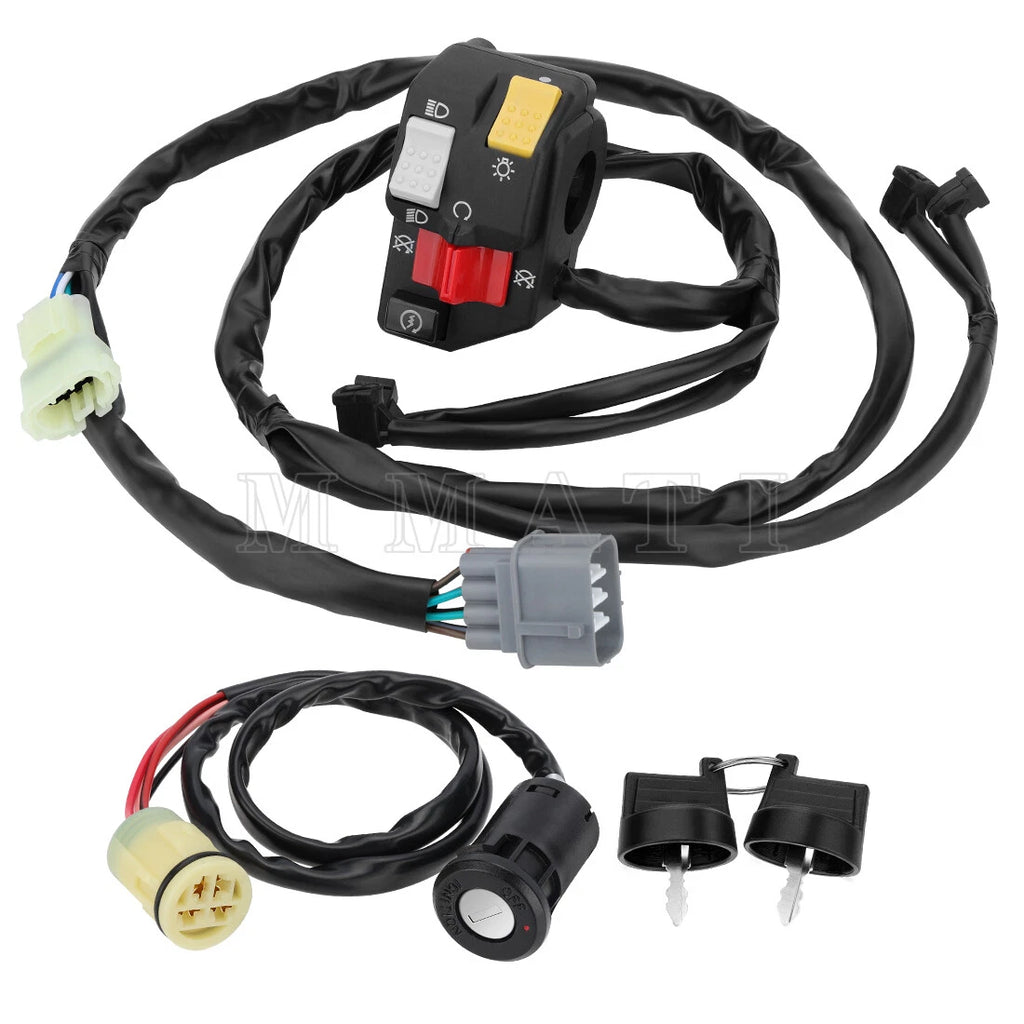 Start Stop Switch & Key Switch for Honda Rancher 350 TRX350FM/TM (2006)