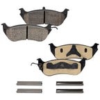 Set of 4 Rear Ceramic Brake Pads for Mercury Grand Marquis (1996–2002)