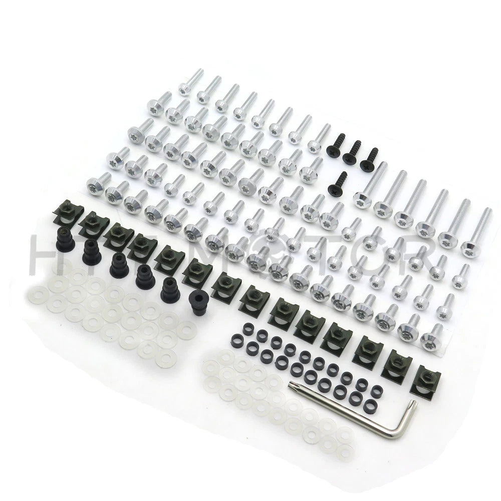 CNC Fairing Bolt Kit for Kawasaki Ninja ZX12R (2000–2005)