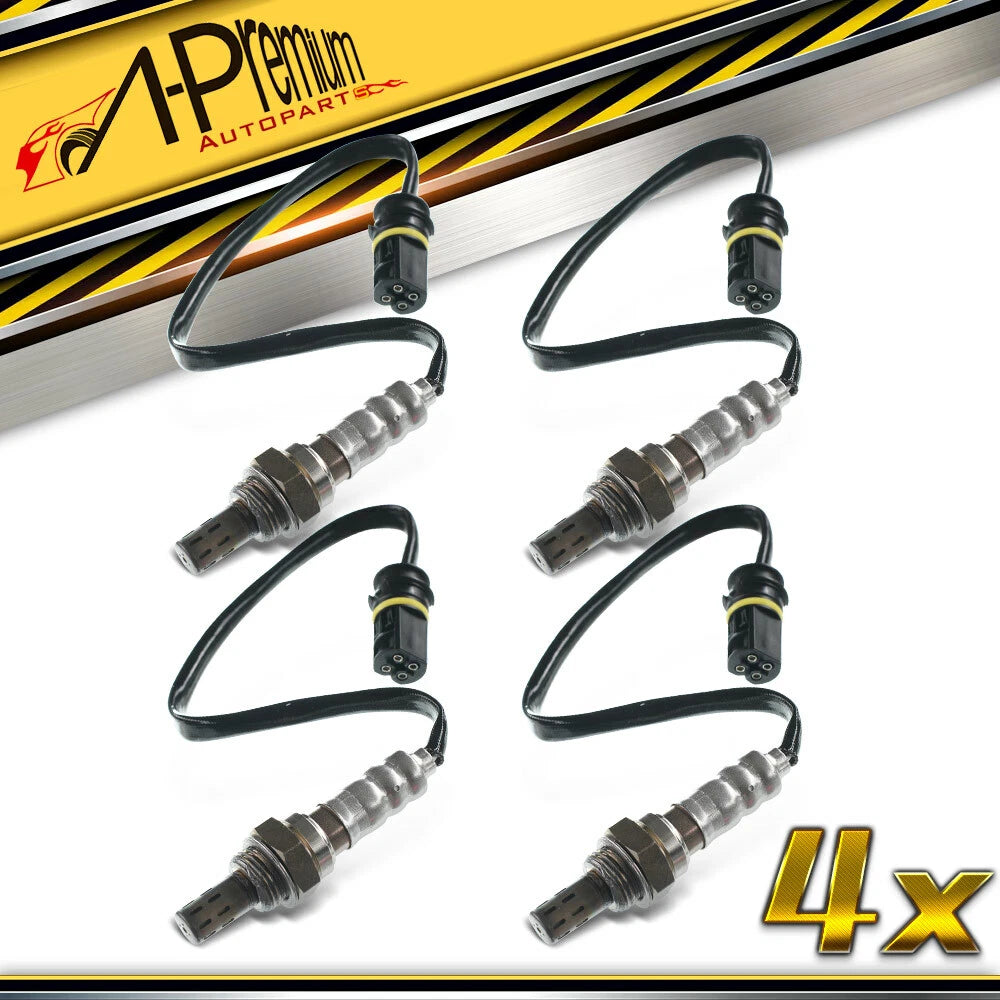 Set of 4 O2 Oxygen Sensors for Mercedes-Benz SL600 ML320 ML430 (1996–2003)