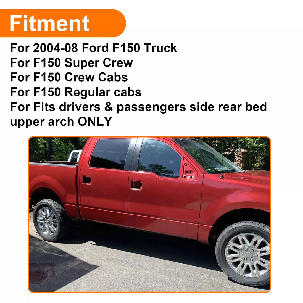 Pair Upper Wheel Arch Repair Panels for Ford F150 Crew Cab (2004–2008)