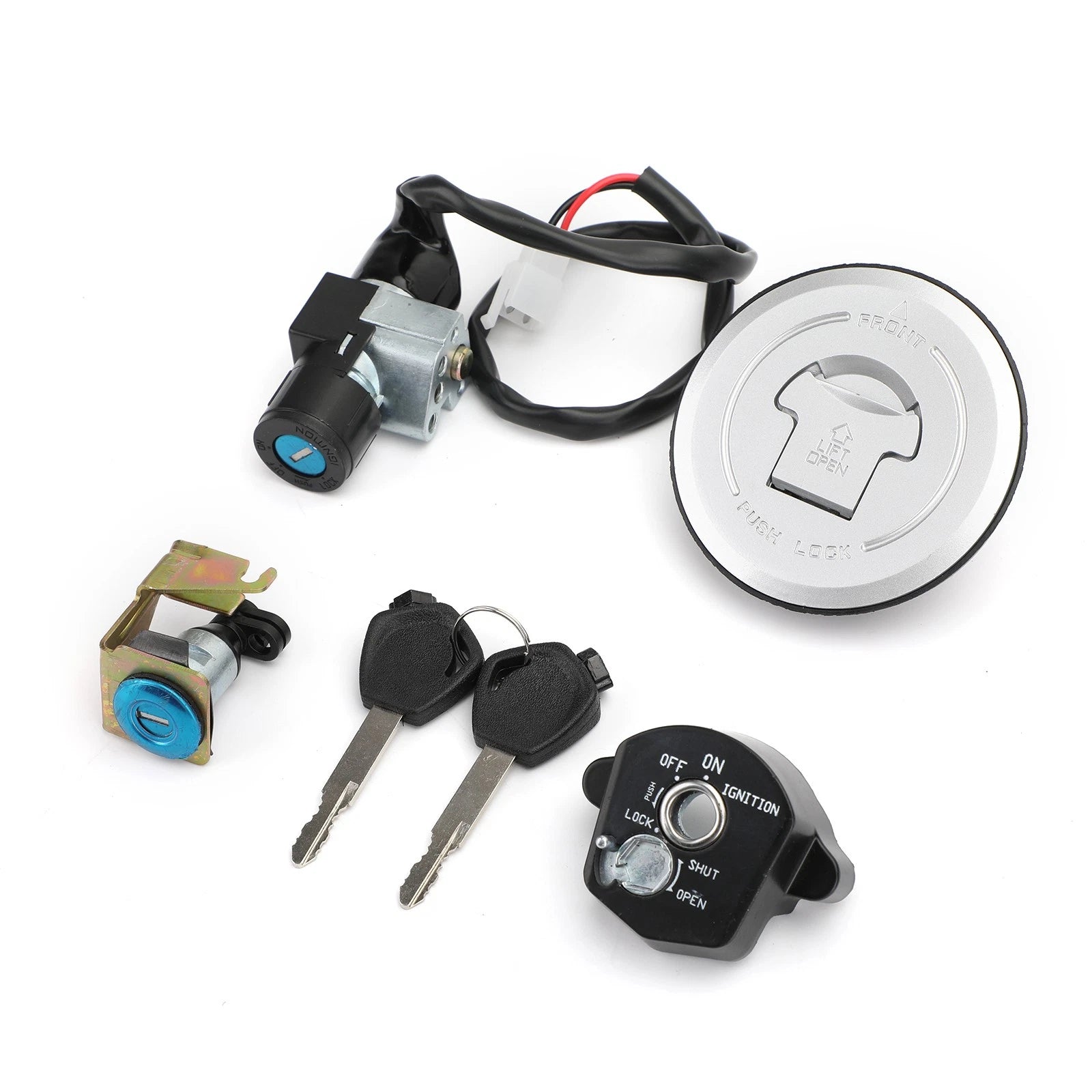 Ignition Switch & Fuel Gas Cap Key Set for Honda CBR125 R/RT/RS/RF CBR150R