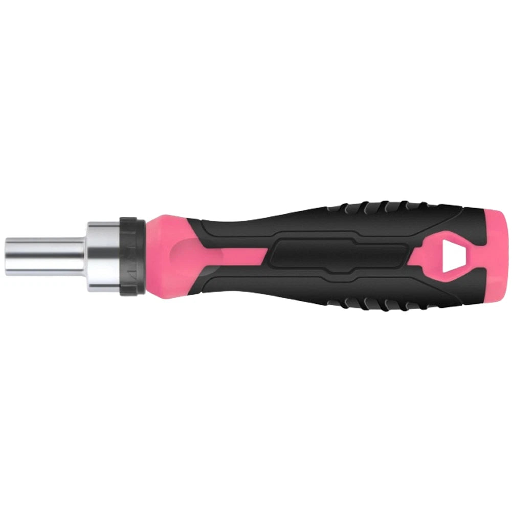 1/4 in Hex Bit Handle for Automotive Use - Left Right Ratchet Action, Magnetic Tip