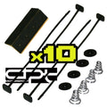 Set of 10 Electric Radiator Fan Mounting Strap Zip Tie Wraps