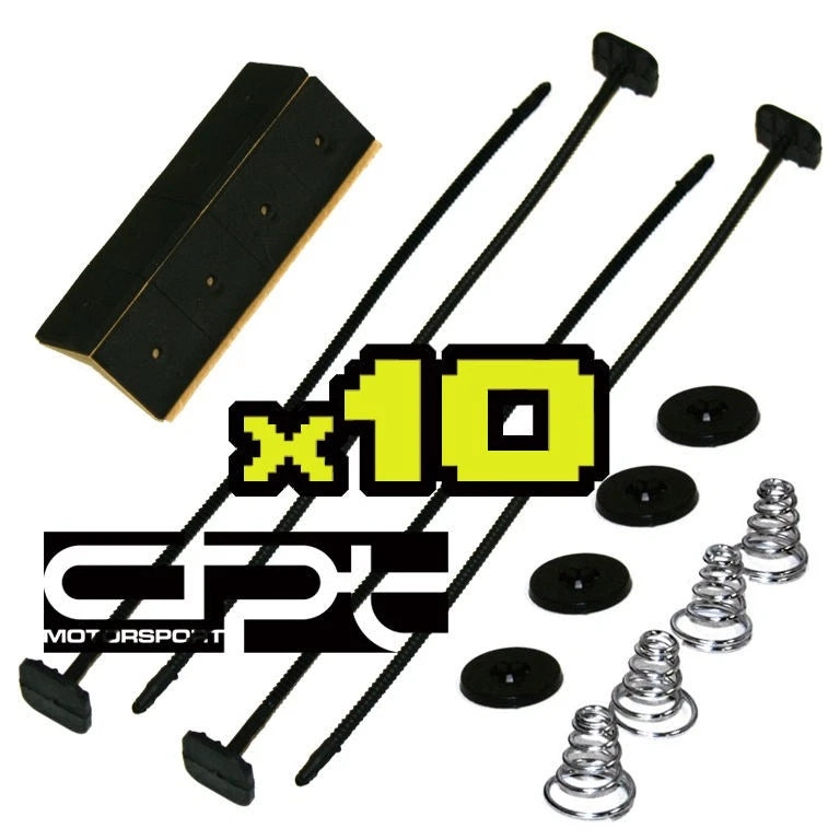 Set of 10 Electric Radiator Fan Mounting Strap Zip Tie Wraps