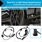 2X ABS Wheel Speed Sensor for Mitsubishi Outlander (2007–2017)
