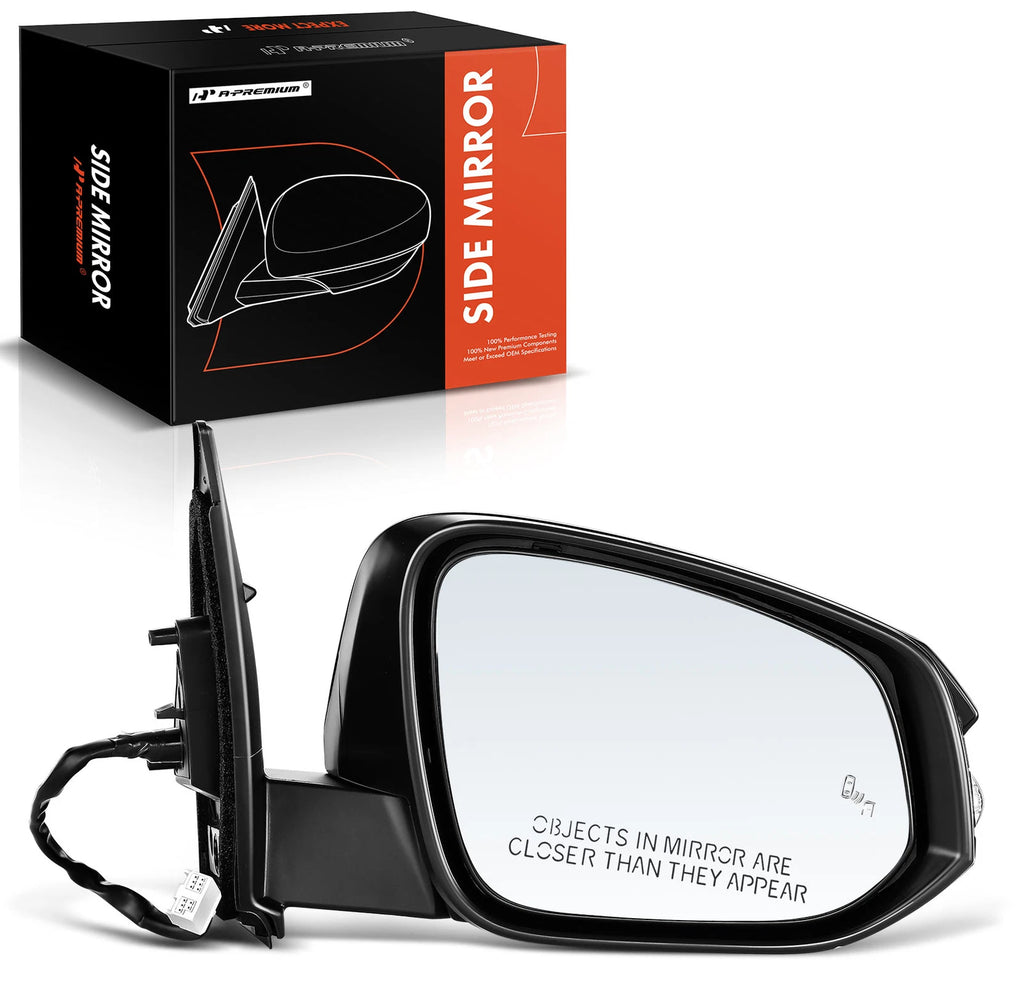 Passenger Power Mirror Manual Fold & Signal for Toyota RAV4 (2013-2014)