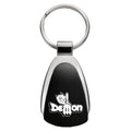 Demon on Black Teardrop Keychain - Officially Licensed for Dodge Challenger