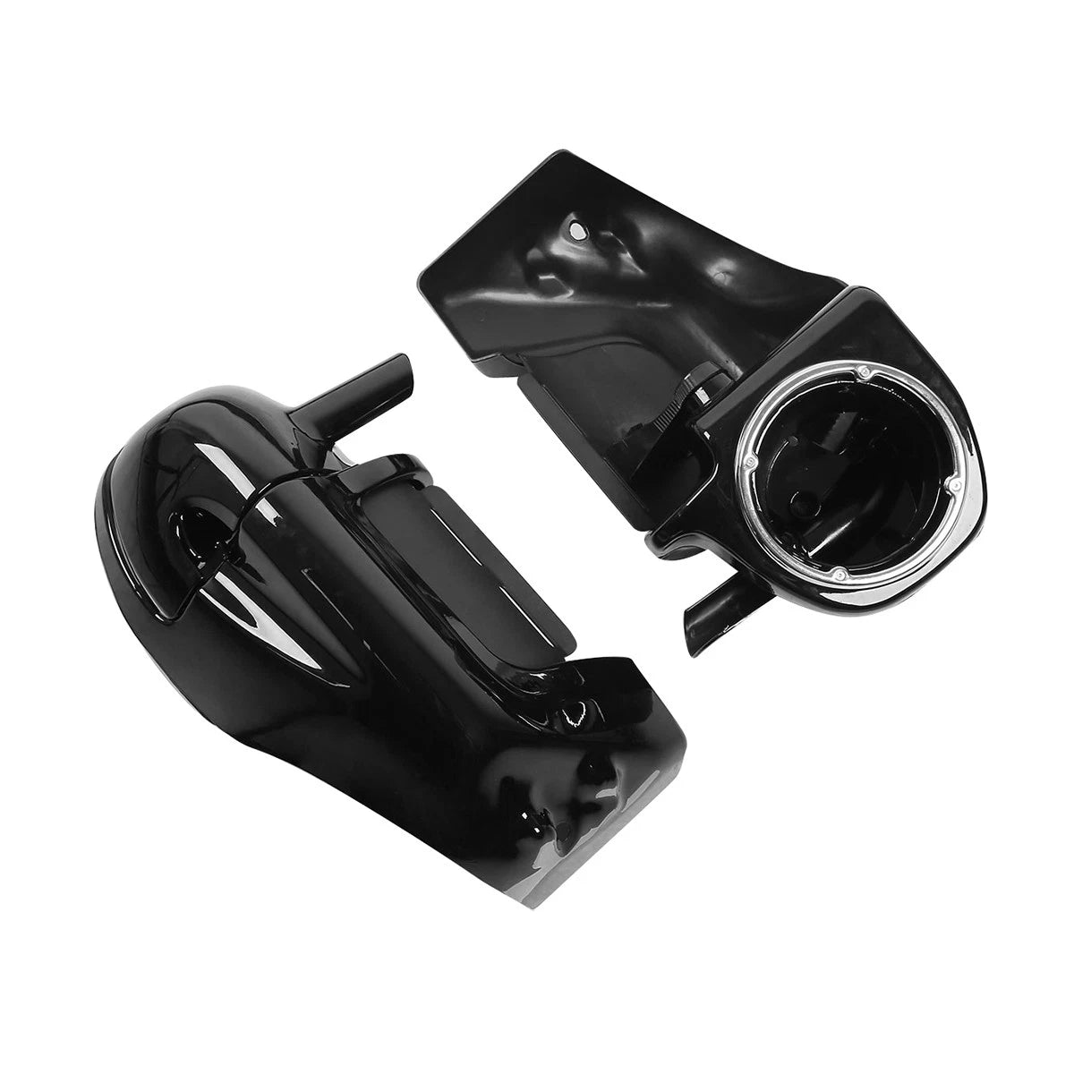Lower Vented Leg Fairings w/ 6.5" Speaker Pod for Harley Electra Glide (1983–2013)