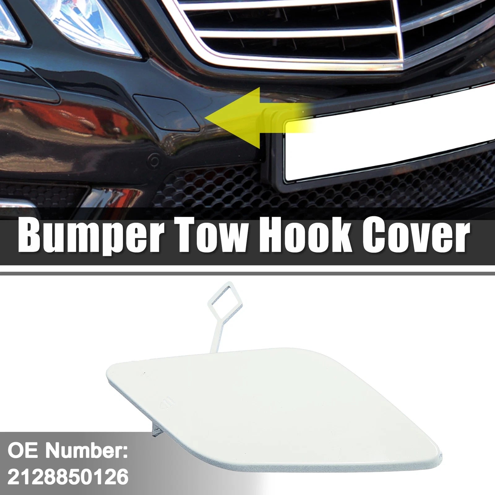 Front Right Tow Hook Cover for Mercedes Benz E-Class (2017–2023)