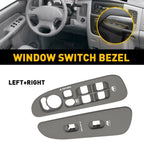 Set of 2 Window Bezel Switches for Dodge Ram 1500 2500 3500 (2002–2010)