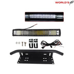 20" LED Work Light Bar Wiring Harness Kit for Bumper