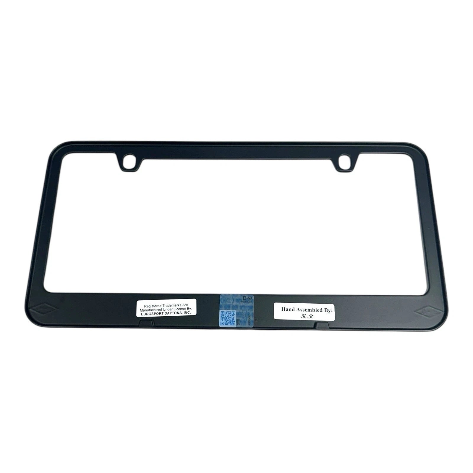 License Plate Frame Black for Chevrolet ZR2 (2017–2022)