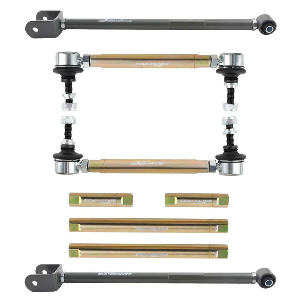 Front Sway Bar End Link + Rear Camber Arms for BMW E36 E46 M3 328i (1992–2006)