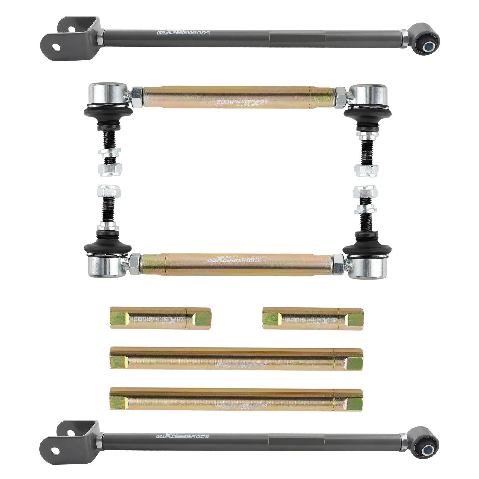 Front Sway Bar End Link + Rear Camber Arms for BMW E36 E46 M3 328i (1992–2006)