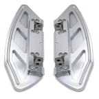 Arc Edge Rear Passenger Foot Board Floorboard for Harley Softail Touring (Chrome)
