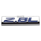 Polished Chrome Emblem Badge for 2.8L Engine (Fits )