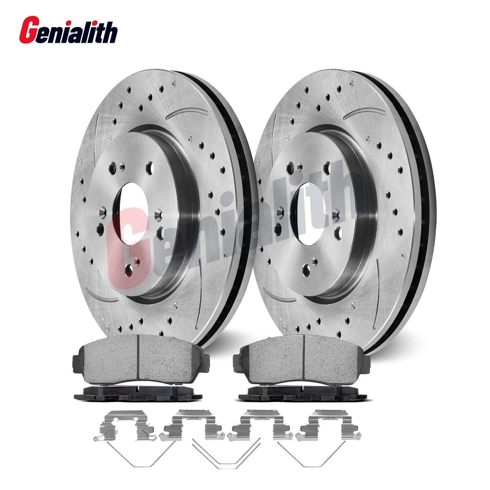 Front Brake Rotors + Pads for Honda CR-V (2007–2016), Crosstour (2012–2015)