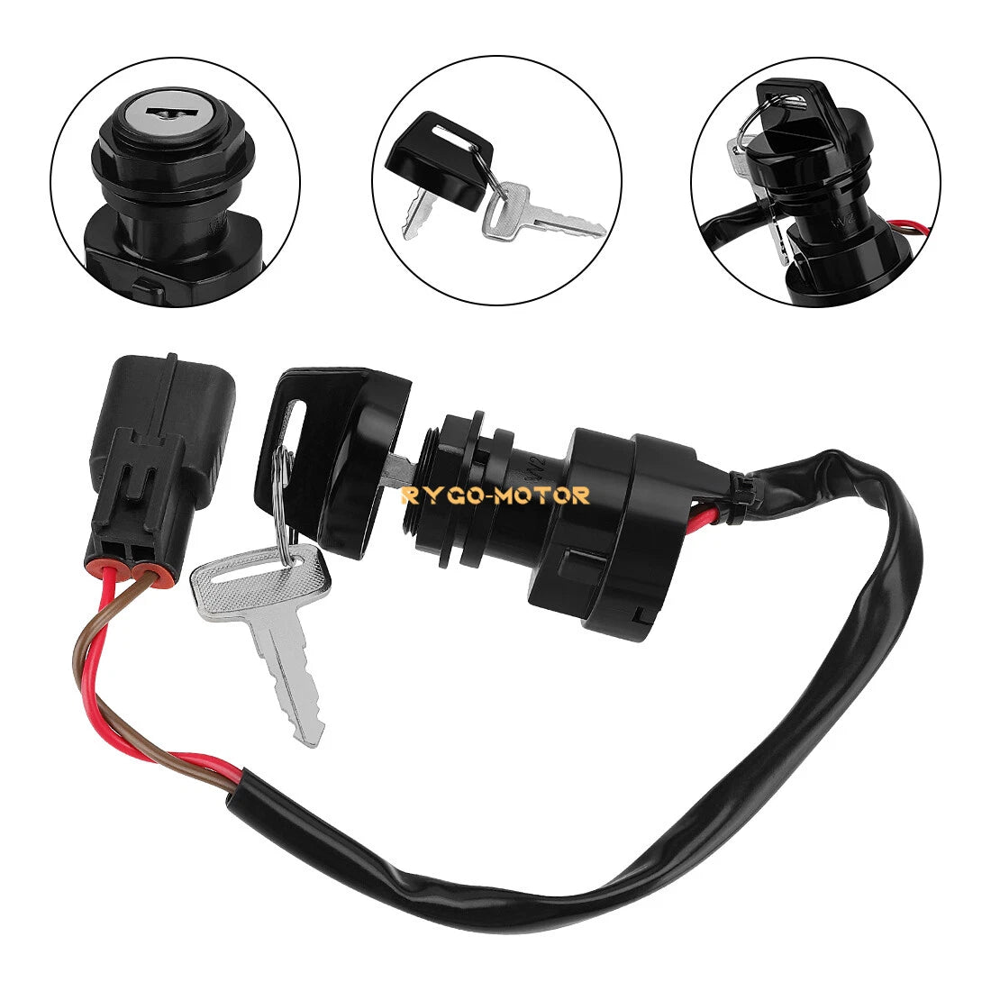 Ignition Key Switch for Yamaha Grizzly 700 Raptor 700/700R (2007–2021)
