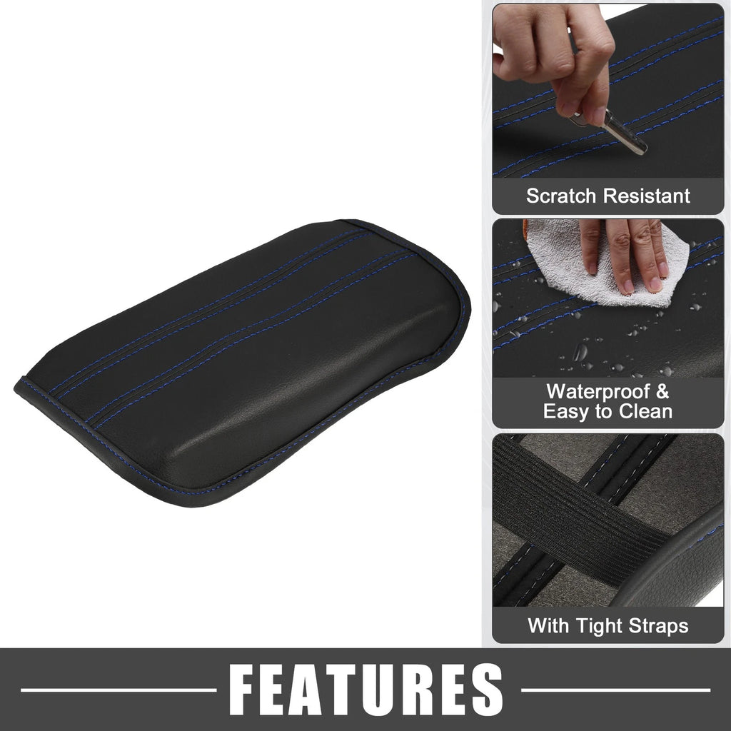 Center Console Armrest Cover for Nissan Qashqai J12 (2021–2023) Black Blue