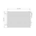 Replacement A/C Condenser Repair Part For 2013-2016 Dodge Dart