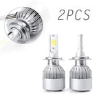 H7 7600LM 36W LED Headlight Bulbs for Car (6000K)